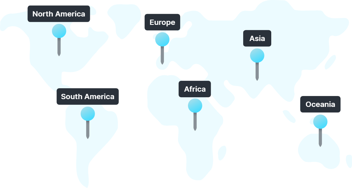 Proxy Location Map